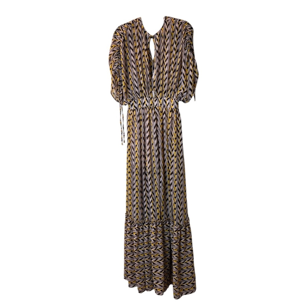 Fashion Nova Breaking Free Plunge Maxi Sundress Sz M - Picture 8 of 12